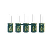 460pcs/Box 24Values High Frequency Low Aluminum Electrolytic Capacitor Kit 6.3V-50V 1uF-1500uF Capacitance DIP Assorted Set NWPNLXEA
