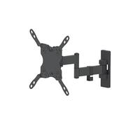 Manhattan 461405 universel support mural de TV (une double inclinable et pivotant Bras, adapté pour les écrans de 33,02-106,68 cm (13-42 ")) jusqu'à 20 kg Construction en acier robuste Noir Noir G