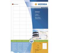 [4615] HERMA Boite 4800 Etiquettes PREMIUM sur 200 Feuilles A4 70 x 37 mm blanc