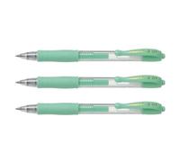 [462306-3] PILOT Lot de 3 Stylos bille à encre gel G2 07, vert pastel