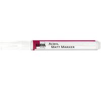 46231 Marqueur Acrylique Mat Medium Avec Pointe Ogive Env. 2-4 Mm, Blanc Mat, Peinture Acrylique Permanente À Base D'eau, Pour Accents En Filigrane[Z451]