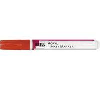 46234 Marqueur Acrylique Mat Medium Avec Pointe Ogive Env. 2-4 Mm, Rouge Mat, Peinture Acrylique Permanente À Base D'eau, Pour Accents En Filigrane[Z454]