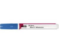 46237 Marqueur Acrylique Mat Medium Avec Pointe Ogive Env. 2-4 Mm, Bleu Mat, Peinture Acrylique Permanente À Base D'eau, Pour Accents En Filigrane[Z452]