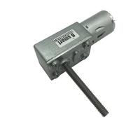 4632-370 12V Volt DC Worm Gear Reducer M6 Screw Shaft Length 50MM 3V6V24V Worm Geared Motors Reversed Reduction electronic starter Self-lock CZAOINCU(24v 90rpm,Package J)