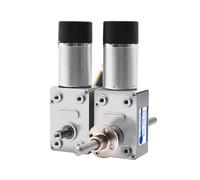 4632-370 Double Shaft High Torque DC 6V 12V 24V Worm Gear electronic starter IINKUEYK(6v 66rpm,2P)