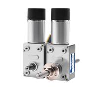 4632-370 Double Shaft High Torque DC 6V 12V 24V Worm Gear Motor(B,6v 66rpm)
