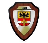 #46335 Plaque avec blason de la ville de Trieste KUK Habsbourg Autriche