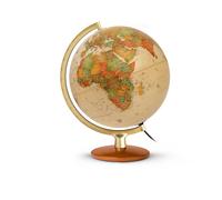 JPC Créations Globe terrestre lumineux 30 cm Premium Antique