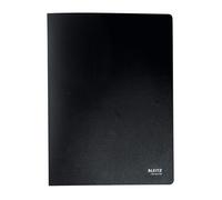 Leitz Classeur A4 46760095 – Protège-documents noir, 20 pochettes fixes, 40 feuilles, 100% recyclable