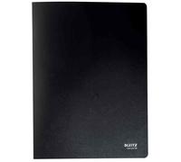 Leitz Classeur A4 46760095 – Protège-documents noir, 20 pochettes fixes, 40 feuilles, 100% recyclable