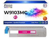 46861306 Toner Compatible pour OKI C824 C834 C844 C824n C824dn C834dnw C834nw C844dnw Magenta Haute capacité avec Puce 5000 Pages