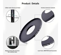 46mm to 82mm Lens Adapter,Step Up Filter Adapter Ring Compatible with 46mm to 82mm Lens (UV-CPL-ND Filter Accessory) 46mm to 82mm