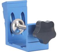 46PCS Set Pocket Dowel Hole Jig System Aluminum Alloy Slant Hole Woodwork Guides Joint Angle Tool