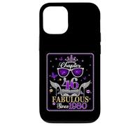 46th Birthday Queen Chapter 46 Fabulous Since 1980 Women Coque pour iPhone 12/12 Pro