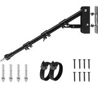47-100cm Triangular Wall Mount Arm 180 Degree Rotating Ring Light Wall Mount for Photo Studio Beauty Salon Light Ring Flash Light