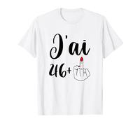 47 Ans Anniversaire Cadeau Femme Humour T-Shirt