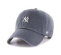 47 Brand Casquette MLB New York Yankees Base Run Clean Up Vintage Bleu Taille Unique