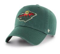 47 Brand Adjustable Cap - CLEAN UP Minnesota Wild fonce vert