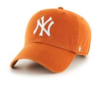 '47 New York Yankees Adjustable Cap Clean Up MLB Orange/White - One-Size