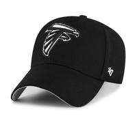 '47 NFL Atlanta Falcons MVP Casquette de Baseball Unisexe Fermeture Velcro Réglable Taille Unique Logo Team Couleur Noir, Noir , taille unique