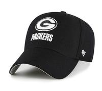 '47 NFL Green Bay Packers MVP Casquette de baseball unisexe avec fermeture Velcro réglable Taille unique Logo de l'équipe Couleur Noir, Noir , taille unique