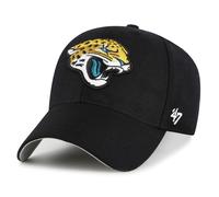 '47 NFL Jacksonville Jaguars MVP Casquette de baseball unisexe avec fermeture Velcro réglable Taille unique Logo de l'équipe Noir, Noir , taille unique
