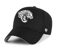 '47 NFL Jacksonville Jaguars MVP Casquette de baseball unisexe avec fermeture Velcro réglable Taille unique Logo de l'équipe Noir, Noir , taille unique