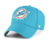 '47 NFL Miami Dolphins MVP Casquette de baseball unisexe avec fermeture Velcro réglable Taille unique Logo de l'équipe Couleur Neptune Turkis, Neptune, taille unique