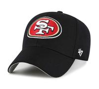 '47 NFL San Francisco 49ers MVP Casquette de baseball unisexe avec fermeture Velcro réglable Taille unique Logo de l'équipe Couleur Noir, Noir , taille unique