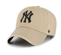 '47 Brand Ballpark Cap Clean UP New York Yankees Khaki Beige