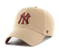 47 Brand Ballpark Cap CLEAN UP New York Yankees khaki beige