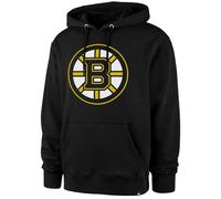 47 Brand Boston Bruins Burnside Hoodie Noir Capuche Jersey Coton Mixte