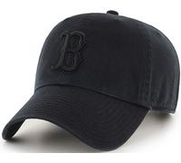 47 Brand Boston Red Sox Tone Sur Tone Noir Clean Up Curved Visor Strapback Cap