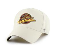 47 Brand Casquette Baseball à Logo NHL Vancouver Canucks Ivory, 58 cm