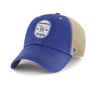 ’47 Brand Casquette MLB Los Angeles Dodgers Crosspatch Mesh CLEAN UP Bleu
