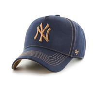 47 Brand Casquette MLB New York Yankees Contraste Couture Strapback Noir
