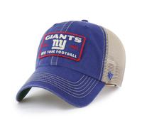 47 Brand Casquette NFL New York Giants WABASH Clean Up Bleu Mesh