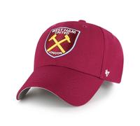 47 Brand Casquette réglable à 6 panneaux pour homme ~ West Ham United FC Claret