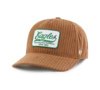 47 Brand Casquette Snapback NFL Cord Marron Philadelphia Eagles Logo Patch
