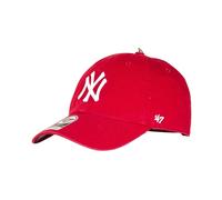 47 Brand Casquette de baseball New York Yankees Clean Up MLB Rouge Taille unique