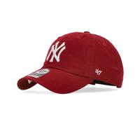 47 Brand - Clean Up Neyyan Razor Curved Visor Cap - Homme - Accessoires - Rouge - Taille: ONE Size