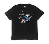 47 Brand, Homme, Tops, Noir, Taille: XL NHL Imprint Echo Tee