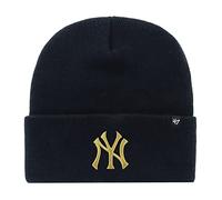 '47 Brand Knit Bonnet - Haymaker Metallic NY Yankees Navy