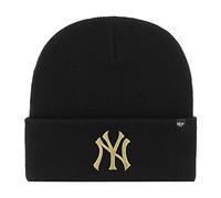 '47 Brand Knit Bonnet - Haymaker Metallic NY Yankees Noir