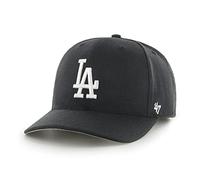 47 Los Angeles Dodgers MLB MVP DP Casquette de Baseball Mixte Réglable Blanc Logo Noir, Noir , Taille unique