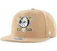 47 Brand Mighty Ducks De Anaheim Capitaine Sidepatch Snapback Cap Beige NHL