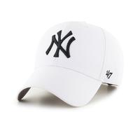 47 Brand Casquette mixte NY Yankees MVP B-MVP17WBV-WHF 85% acrylique ajustable Blanc