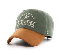 47 Mlb Athletics Windham Suede Clean Up Cap Vert