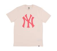 47 Brand - Mlb Imprint Echo Tee Neyyan - Homme - Tops - Beige - Taille: XL