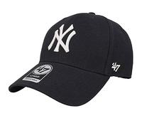 47 Brand Casquette MLB New York Yankees MVP Snapback unisexe à visière Bleu marine Taille unique EU